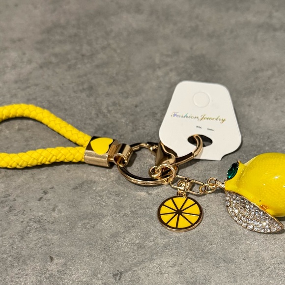 Lemon Bag Charm/Keychain! BNWT! - Picture 1 of 2